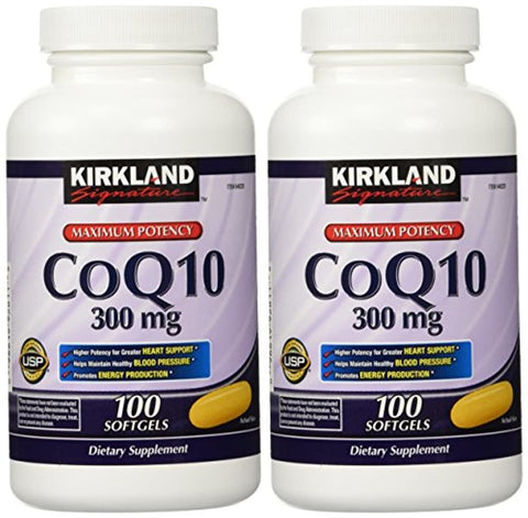 Kirkland Signature CoQ10 300 mg, 200 Softgels