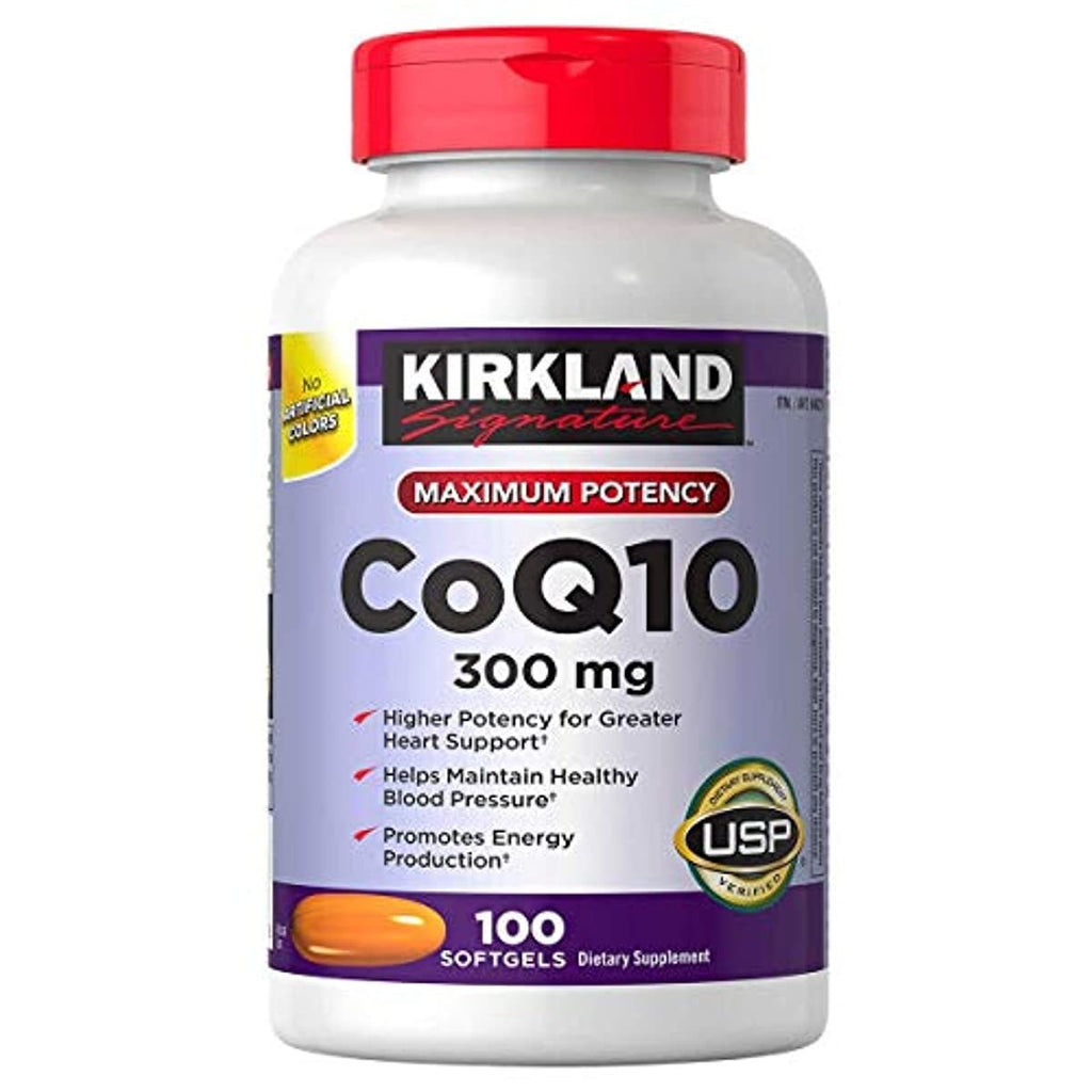 Kirkland Signature Coq10 300 Mg, 100 Softgels , Pack of 2