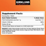 Kirkland Signature Chewable Vitamin C 500 Mg Tangy Orange 500 Tablets