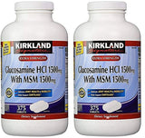 Kirkland Signature Glucosamine HCI (Pack of 2) Extra Strength with MSM (375 Count X 2)