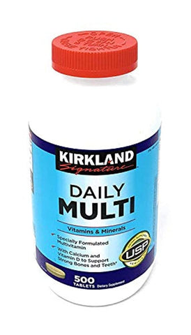 Kirkland Signature Daily Multi Vitamins & Minerals 500 Tablets